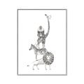 Picture of Stacked Animals II _GroupedProduct_Rectangle_Portrait_Mini_ _GroupedProduct_Rectangle_Portrait_Canvas_Framed_