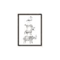 Picture of Stacked Animals I   _GroupedProduct_Rectangle_Portrait_Mini_ _GroupedProduct_Rectangle_Portrait_Canvas_Framed_