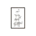 Picture of Stacked Animals I   _GroupedProduct_Rectangle_Portrait_Mini_ _GroupedProduct_Rectangle_Portrait_Canvas_Framed_