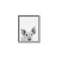 Picture of Farmhouse Pig _GroupedProduct_Rectangle_Portrait_Mini_ _GroupedProduct_Rectangle_Portrait_Canvas_Framed_