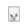 Picture of Farmhouse Pig _GroupedProduct_Rectangle_Portrait_Mini_ _GroupedProduct_Rectangle_Portrait_Canvas_Framed_