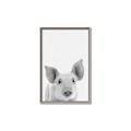 Picture of Farmhouse Pig _GroupedProduct_Rectangle_Portrait_Mini_ _GroupedProduct_Rectangle_Portrait_Canvas_Framed_