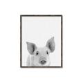 Picture of Farmhouse Pig _GroupedProduct_Rectangle_Portrait_Mini_ _GroupedProduct_Rectangle_Portrait_Canvas_Framed_
