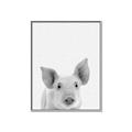 Picture of Farmhouse Pig _GroupedProduct_Rectangle_Portrait_Mini_ _GroupedProduct_Rectangle_Portrait_Canvas_Framed_