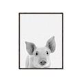 Picture of Farmhouse Pig _GroupedProduct_Rectangle_Portrait_Mini_ _GroupedProduct_Rectangle_Portrait_Canvas_Framed_