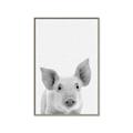 Picture of Farmhouse Pig _GroupedProduct_Rectangle_Portrait_Mini_ _GroupedProduct_Rectangle_Portrait_Canvas_Framed_
