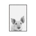 Picture of Farmhouse Pig _GroupedProduct_Rectangle_Portrait_Mini_ _GroupedProduct_Rectangle_Portrait_Canvas_Framed_