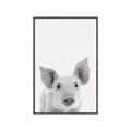 Picture of Farmhouse Pig _GroupedProduct_Rectangle_Portrait_Mini_ _GroupedProduct_Rectangle_Portrait_Canvas_Framed_