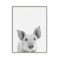 Picture of Farmhouse Pig _GroupedProduct_Rectangle_Portrait_Mini_ _GroupedProduct_Rectangle_Portrait_Canvas_Framed_