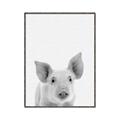 Picture of Farmhouse Pig _GroupedProduct_Rectangle_Portrait_Mini_ _GroupedProduct_Rectangle_Portrait_Canvas_Framed_