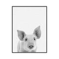 Picture of Farmhouse Pig _GroupedProduct_Rectangle_Portrait_Mini_ _GroupedProduct_Rectangle_Portrait_Canvas_Framed_