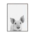Picture of Farmhouse Pig _GroupedProduct_Rectangle_Portrait_Mini_ _GroupedProduct_Rectangle_Portrait_Canvas_Framed_
