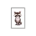 Picture of Small Raccoon _GroupedProduct_Rectangle_Portrait_Mini_ _GroupedProduct_Rectangle_Portrait_Canvas_Framed_