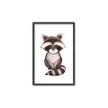 Picture of Small Raccoon _GroupedProduct_Rectangle_Portrait_Mini_ _GroupedProduct_Rectangle_Portrait_Canvas_Framed_