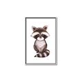 Picture of Small Raccoon _GroupedProduct_Rectangle_Portrait_Mini_ _GroupedProduct_Rectangle_Portrait_Canvas_Framed_