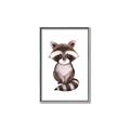 Picture of Small Raccoon _GroupedProduct_Rectangle_Portrait_Mini_ _GroupedProduct_Rectangle_Portrait_Canvas_Framed_