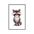 Picture of Small Raccoon _GroupedProduct_Rectangle_Portrait_Mini_ _GroupedProduct_Rectangle_Portrait_Canvas_Framed_