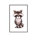 Picture of Small Raccoon _GroupedProduct_Rectangle_Portrait_Mini_ _GroupedProduct_Rectangle_Portrait_Canvas_Framed_
