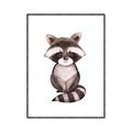 Picture of Small Raccoon _GroupedProduct_Rectangle_Portrait_Mini_ _GroupedProduct_Rectangle_Portrait_Canvas_Framed_