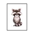 Picture of Small Raccoon _GroupedProduct_Rectangle_Portrait_Mini_ _GroupedProduct_Rectangle_Portrait_Canvas_Framed_