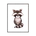 Picture of Small Raccoon _GroupedProduct_Rectangle_Portrait_Mini_ _GroupedProduct_Rectangle_Portrait_Canvas_Framed_