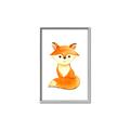 Picture of Small Fox _GroupedProduct_Rectangle_Portrait_Mini_ _GroupedProduct_Rectangle_Portrait_Canvas_Framed_
