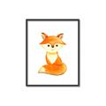 Picture of Small Fox _GroupedProduct_Rectangle_Portrait_Mini_ _GroupedProduct_Rectangle_Portrait_Canvas_Framed_