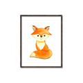 Picture of Small Fox _GroupedProduct_Rectangle_Portrait_Mini_ _GroupedProduct_Rectangle_Portrait_Canvas_Framed_