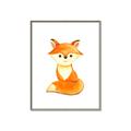 Picture of Small Fox _GroupedProduct_Rectangle_Portrait_Mini_ _GroupedProduct_Rectangle_Portrait_Canvas_Framed_
