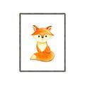 Picture of Small Fox _GroupedProduct_Rectangle_Portrait_Mini_ _GroupedProduct_Rectangle_Portrait_Canvas_Framed_