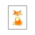 Picture of Small Fox _GroupedProduct_Rectangle_Portrait_Mini_ _GroupedProduct_Rectangle_Portrait_Canvas_Framed_