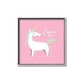 Picture of Shine On Unicorn Pink _GroupedProduct_Square_Mini_ _GroupedProduct_Square_Canvas_Framed_