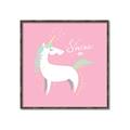 Picture of Shine On Unicorn Pink _GroupedProduct_Square_Mini_ _GroupedProduct_Square_Canvas_Framed_