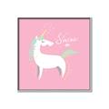 Picture of Shine On Unicorn Pink _GroupedProduct_Square_Mini_ _GroupedProduct_Square_Canvas_Framed_