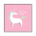 Picture of Shine On Unicorn Pink _GroupedProduct_Square_Mini_ _GroupedProduct_Square_Canvas_Framed_