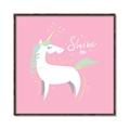 Picture of Shine On Unicorn Pink _GroupedProduct_Square_Mini_ _GroupedProduct_Square_Canvas_Framed_
