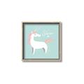 Picture of Shine On Unicorn Blue _GroupedProduct_Square_Mini_ _GroupedProduct_Square_Canvas_Framed_