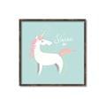 Picture of Shine On Unicorn Blue _GroupedProduct_Square_Mini_ _GroupedProduct_Square_Canvas_Framed_