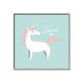Picture of Shine On Unicorn Blue _GroupedProduct_Square_Mini_ _GroupedProduct_Square_Canvas_Framed_