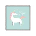 Picture of Shine On Unicorn Blue _GroupedProduct_Square_Mini_ _GroupedProduct_Square_Canvas_Framed_