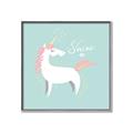Picture of Shine On Unicorn Blue _GroupedProduct_Square_Mini_ _GroupedProduct_Square_Canvas_Framed_