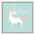 Picture of Shine On Unicorn Blue _GroupedProduct_Square_Mini_ _GroupedProduct_Square_Canvas_Framed_