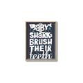 Picture of Sharky Teeth _GroupedProduct_Rectangle_Portrait_Mini_ _GroupedProduct_Rectangle_Portrait_Canvas_Framed_