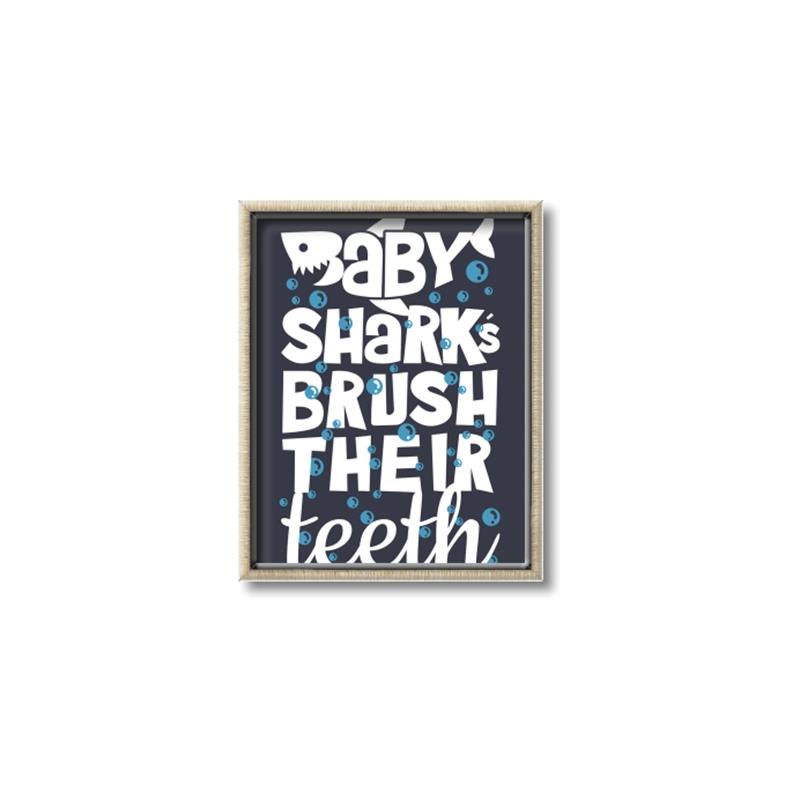 Picture of Sharky Teeth _GroupedProduct_Rectangle_Portrait_Mini_ _GroupedProduct_Rectangle_Portrait_Canvas_Framed_