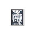 Picture of Sharky Teeth _GroupedProduct_Rectangle_Portrait_Mini_ _GroupedProduct_Rectangle_Portrait_Canvas_Framed_
