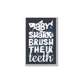 Picture of Sharky Teeth _GroupedProduct_Rectangle_Portrait_Mini_ _GroupedProduct_Rectangle_Portrait_Canvas_Framed_