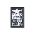 Picture of Sharky Teeth _GroupedProduct_Rectangle_Portrait_Mini_ _GroupedProduct_Rectangle_Portrait_Canvas_Framed_