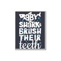 Picture of Sharky Teeth _GroupedProduct_Rectangle_Portrait_Mini_ _GroupedProduct_Rectangle_Portrait_Canvas_Framed_