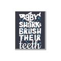 Picture of Sharky Teeth _GroupedProduct_Rectangle_Portrait_Mini_ _GroupedProduct_Rectangle_Portrait_Canvas_Framed_