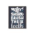 Picture of Sharky Teeth _GroupedProduct_Rectangle_Portrait_Mini_ _GroupedProduct_Rectangle_Portrait_Canvas_Framed_